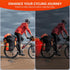 ONVIAN Smart Bike Tail Light with Turn Signals - Rechargeable Auto-Sensing Light for Rear Bike Rack, Waterproof