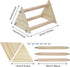 Parrot Wood Perch for Bird, 7.9x5.5x5.5 inch Training Stand for Macaw, African Greys, Budgies, Cockatoo