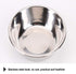Tineer Double Pet Dog Slow Feeder Bowl, Stainless Steel Anti-Choke Puppy Food and Water Feeder (Pink) for Dogs Cats
