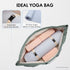 sportsnew Large Yoga Mat Bag with Shoes Bag and Wet Compartment, Adjustable Strap for Women Men