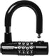 Security Cable Lock Set - 5' to 25' Weatherproof Keyless U-Lock with Combination for Bikes and Equipment