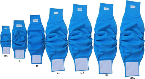 Teamoy Reusable Wrap Diapers for Male Dogs | Washable Puppy Belly Band Pack of 3