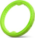 Dog Chewing Ring - Soft Rubber Dental Chewing Toy for Small and Medium Dogs, 10", Green