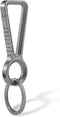 KeyUnity KM01 Titanium EDC Keychain Clip with Bottle Opener, Quick Release Carabiner Key Ring