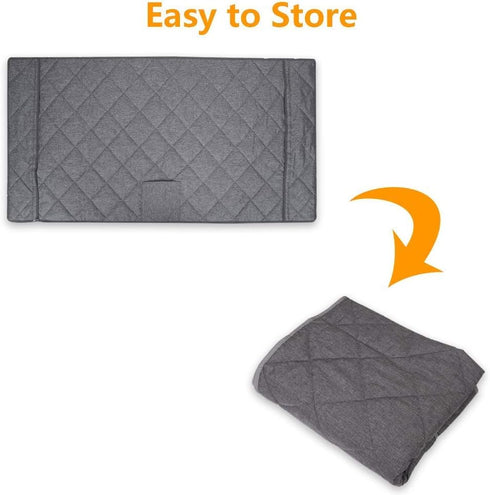 TUYUU Golf Cart Seat Covers, EZGO Heavy Duty Seat Blanket, Travel Sports Cart Seat Cushion Covers for 2-Person Seats