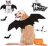 Halloween Costumes - Bat Wings for Small, Medium & Large Dogs & Cats | Funny Pet Apparel, Cosplay Clothes (M)