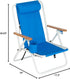 VAAMI Backpack Beach Chair, Portable Camping Chair, Patio Lightweight Folding Chair, Outdoor Folding Lawn Camping