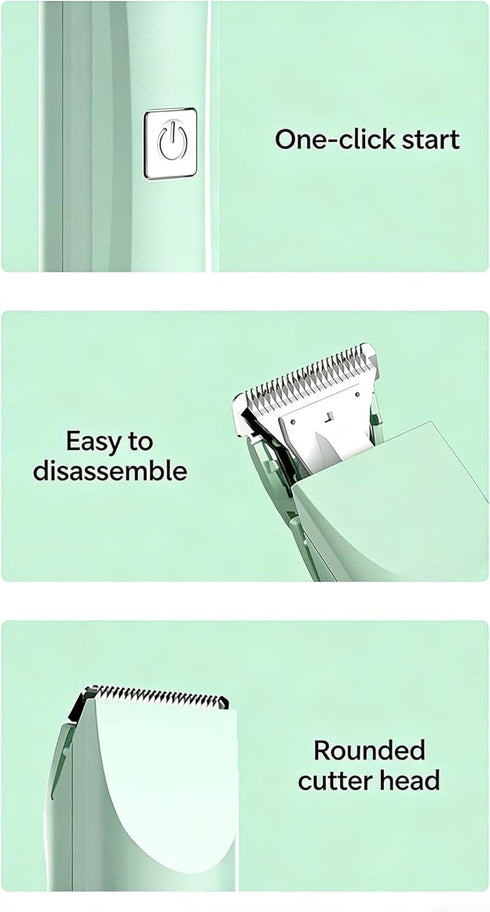 Generic trimmer4-in-1 Set, Pet Multi-Functional Hair Hair Removal Electric Shaver, Foot Bottom Hair Clipper, Hair