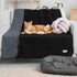 PetAmi Waterproof Dog Blanket for Small Medium Pets - Reversible Washable Soft Fleece Cat Blanket for Bed Couch Sofa