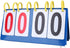 PVC Waterproof Scoreboard, 3-Digit 4-Digit Tabletop Score for Volleyball Basketball Table Tennis