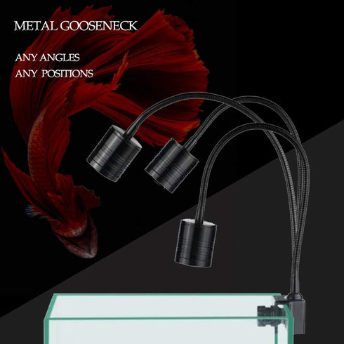 LED Aquarium Light - Freshwater Fish Tank Spotlight, 3000K Warm White, 4000K Natural White, 6000K Cool White, 5W