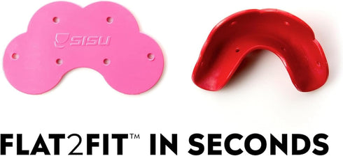 SISU Go Mouthguard, Snow White - 1.6mm Thin, Custom-Molded Fit, Flexible Design, Remoldable Up to 20 Times, Non-Toxic