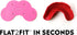 SISU Go Mouthguard, Snow White - 1.6mm Thin, Custom-Molded Fit, Flexible Design, Remoldable Up to 20 Times, Non-Toxic