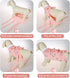 PUMYPOREITY Cat Recovery Onesie for Surgery, Kitten Recovery Suit for Neutered Wounds, Size L, Pink