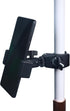 Phone Holder with Clamp for Golf Cart, Universal Mount Holder for Bicycle, Wheelchair, Stroller Mic Stand