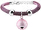 Cat Collars and Leads - Nylon Accessory Kitten Supply with Bell Collar Extension Chain, Japanese Style (Simple Powder)
