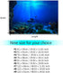 FILFEEL Aquarium Background Fish Decorations, 3D Effect PVC Adhesive Poster Underwater World Backdrop