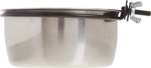 ProSelect Stainless Steel Coop Cups, 16-Ounce, Versatile for Pet and Animal Cages, Silver
