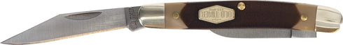 Old Timer 104OT Small Canoe, 4.7in Stainless Steel Traditional Folding Pocket Knife with Clip Point and Drop Point