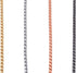 Alvalley Metal Chain Dog Show Collar - Adjustable Fine Brass Snake Chain Collar for All Sizes (Rose Gold, 18", 3.8mm