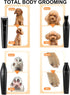 4 1 Kit,2-Speed Trimmer Vitoki Dog Grooming Clippers in Pet Grooming Cordless Dog Clipper with Nail Grinder,USB-C