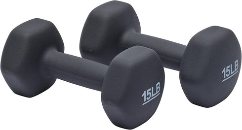 Neoprene Dumbbell Hand Weights by Amazon Basics