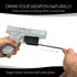 Trigger Sheath Black Trigger Guard Holster with Paracord - Minimalist Pocket Safety Cover for Glock, Ruger, More