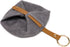 Waxed Canvas Foldable Dog Bowl (Grey)