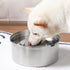 Dog Water Bowl No Spill, 3L/101oz Stainless Steel No Spill Water Bowl for Dogs, Slow Water Dog Bowl, No Splash Dog Water Bowls