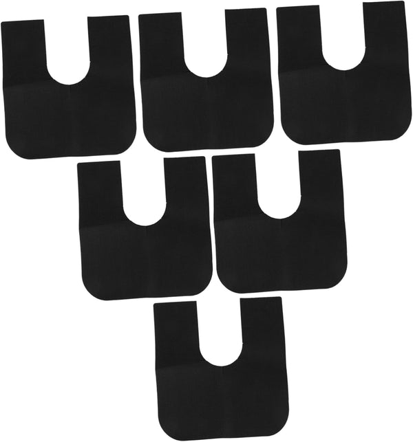 TIDTALEO 6pcs U-Shaped Toilet Floor Reusable Soft and Absorbent Potty Training Mats