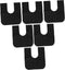 TIDTALEO 6pcs U-Shaped Toilet Floor Reusable Soft and Absorbent Potty Training Mats