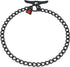 Herm Sprenger Black Stainless Steel Dog Training Collar with Toggle and Round Links - 24in (Neck Size Up to 22in)