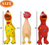 Set 3 Pack PetLike Latex Dog Chew Toy Durable Non-Toxic Squeaky Fetch Toy for Small Medium Chicken Dog Toys