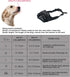 YAODHAOD Nylon Mesh Breathable Dog Mouth Cover, Quick Fit Dog Muzzle with Adjustable Straps to Prevent Biting (M, Black)