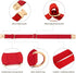 PET ARTIST Soft & Comfy Girl Dog Collars, Bright Classic Christmas Red Leather for Small Dogs, Heavy Duty Nylon with