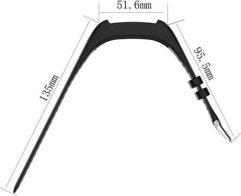 Soft Adjustable Silicone Replacement Band for Polar M600 Watch