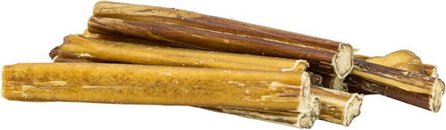 hotspot pets 6 Inch Premium Bully Sticks (20 Pack) - All Natural Long Lasting Beef Pizzle Treats for Medium Dogs