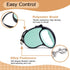 Retractable Dog Leash - Tangle Free Heavy Duty for Small Medium Large Dogs, One Button Break and Lock (Green)
