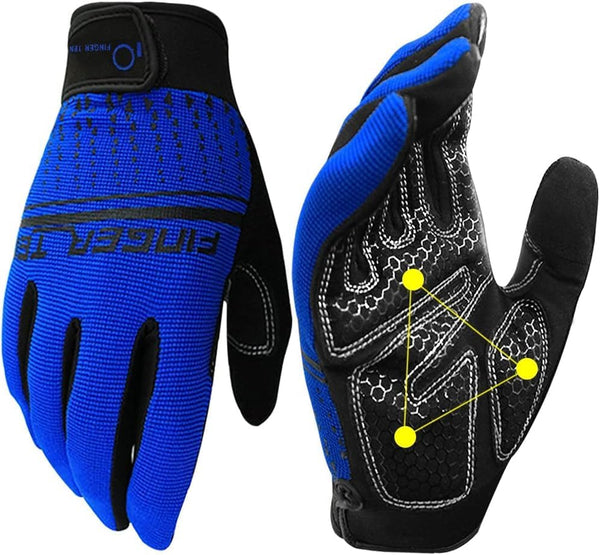 Full Finger Workout Gloves Weight Lifting Touchscreen for Men Women with Padding,