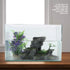 Zerodis Aquarium Ornaments, Simulation Resin Rockery Mountain View Stone with Moss Tree Rock Cave for Fish Tank