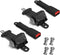 Golf Cart Seat Belts, 40" Retractable Universal Seat Belts Kit, Fits Club Car EZGO Yamaha (2 Set/4 Set)