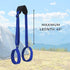 2 Pack NGIL Adjustable Beach Chair Carry Straps Universal Folding Chair Carry Straps for Camping,Picnic and Outdoor