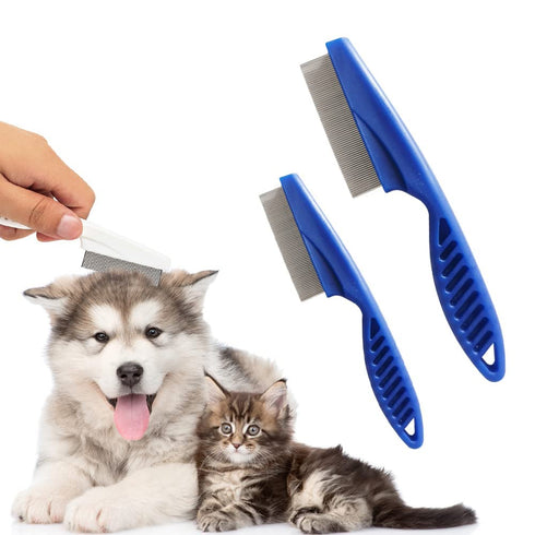 2 Pack Multifunctional Pet Comb, Upgrade Pet Grooming Brush Fine Magic Tear