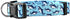 Native Pup Cute Animal Dog Collar, Shark Pattern for Girl or Boy Dogs, Adjustable Size Durable Nylon (Sharks, Large)