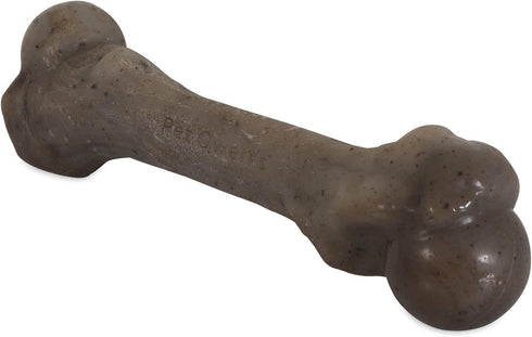 Pet Qwerks Zombie BarkBone, Nylon Dog Bone for Moderate Chewers, Bacon Flavor, 6 Inch