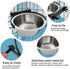 Dog Bowls, Dripless Water Bowl for Small Dogs, Stainless Steel Feeding Bowl for Cats and Pets