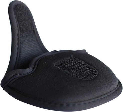 Pacific Golf Clubs Black Golf Putter Headcover, Standard Size Neoprene Club Cover for Mallet Putters