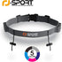 RJ-Sport Race Number Belt, Triathlon Race Bib Holder with 6 Energy Gel Loops for Running and Cycling