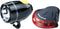 Topeak Highlite Combo II Bike Light Set - WhiteLite II and RedLite II, Black