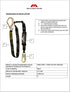 Madaco Heavy Duty Roof Construction Fall Protection Pack - 6FT Snap Rebar Hook Lanyard, ANSI OSHA L-613-06